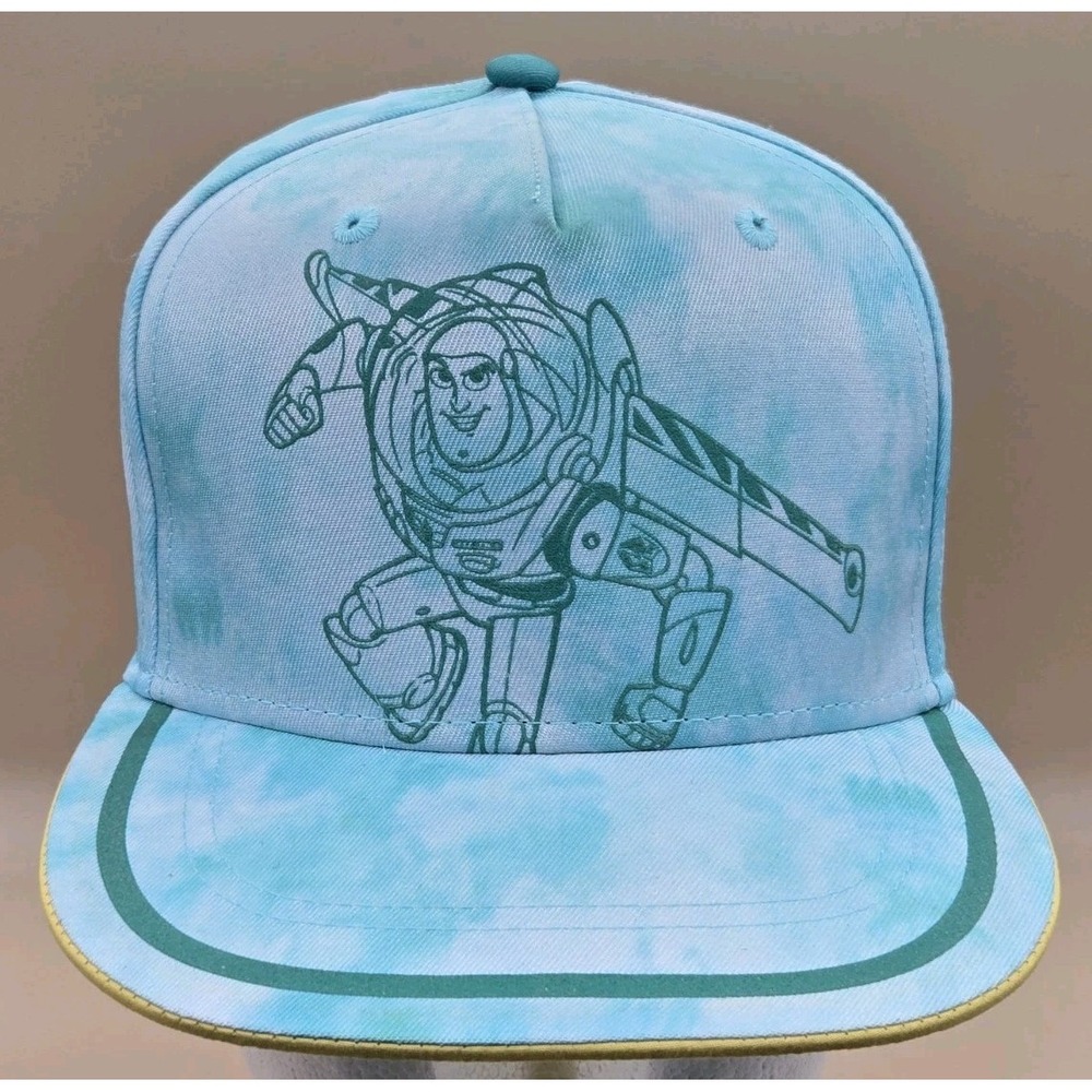 Disney Parks Toy Story Land Buzz Lightyear Green Blue Adjustable Cap Hat NWT NEW